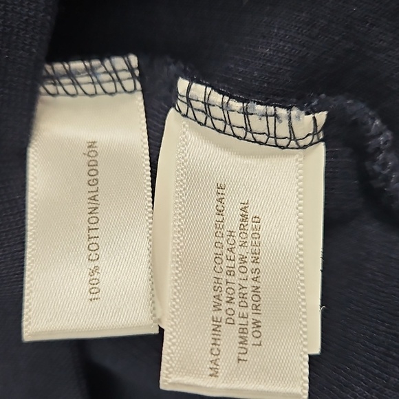 CUTTER & BUCK V-NECK LONG SLEEVE COTTON MENS SWEATER IN NAVY SIZE LGE - Picture 8 of 8